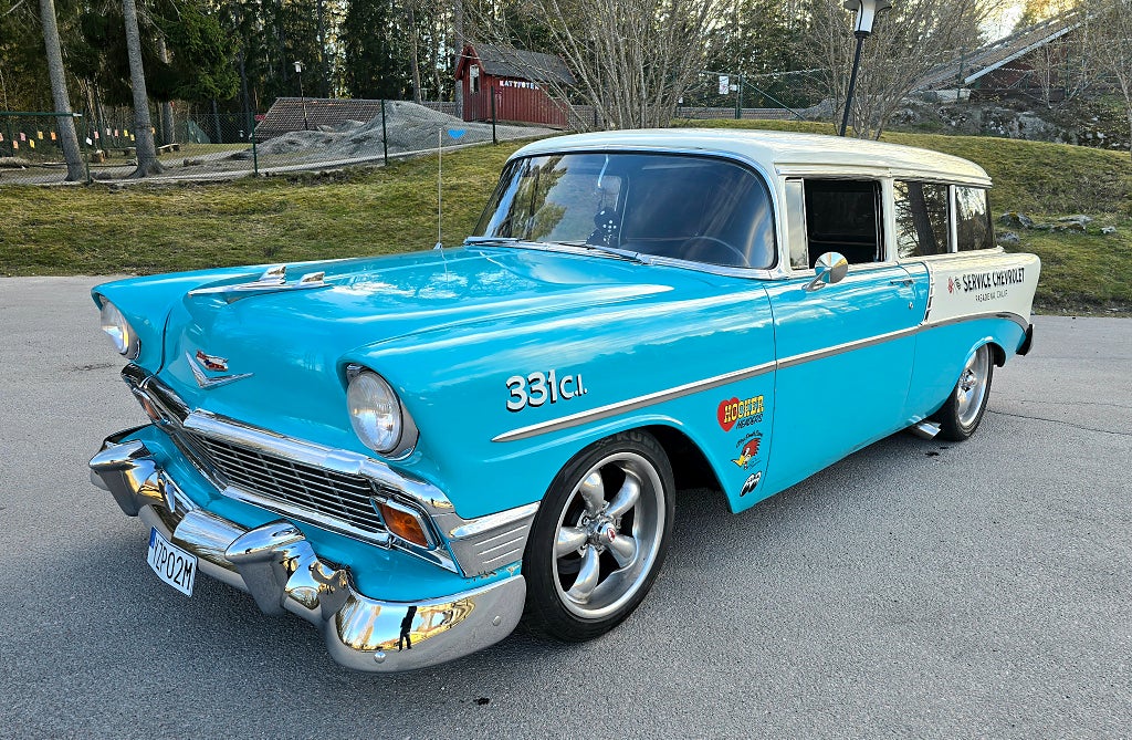 Chevrolet 210 Handyman 327 (331) Th700-Låda ROSTFRI RAMLYFT