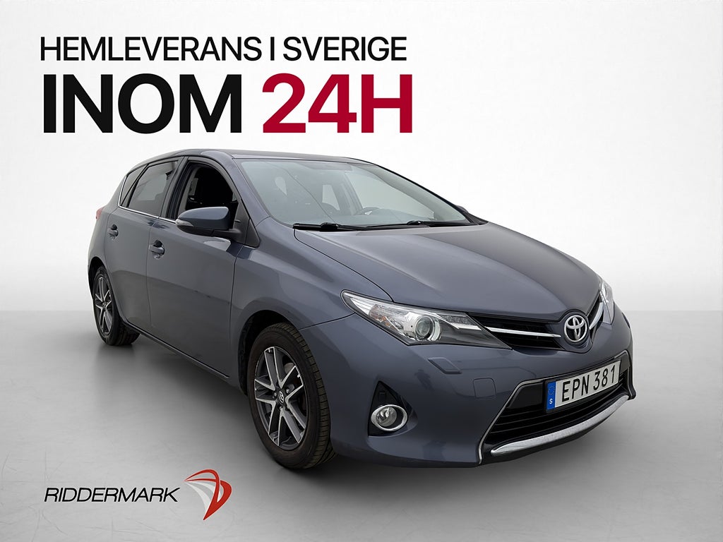 Toyota Auris 132hk Edition Feel M&K-Värmare Kamera Dragkrok