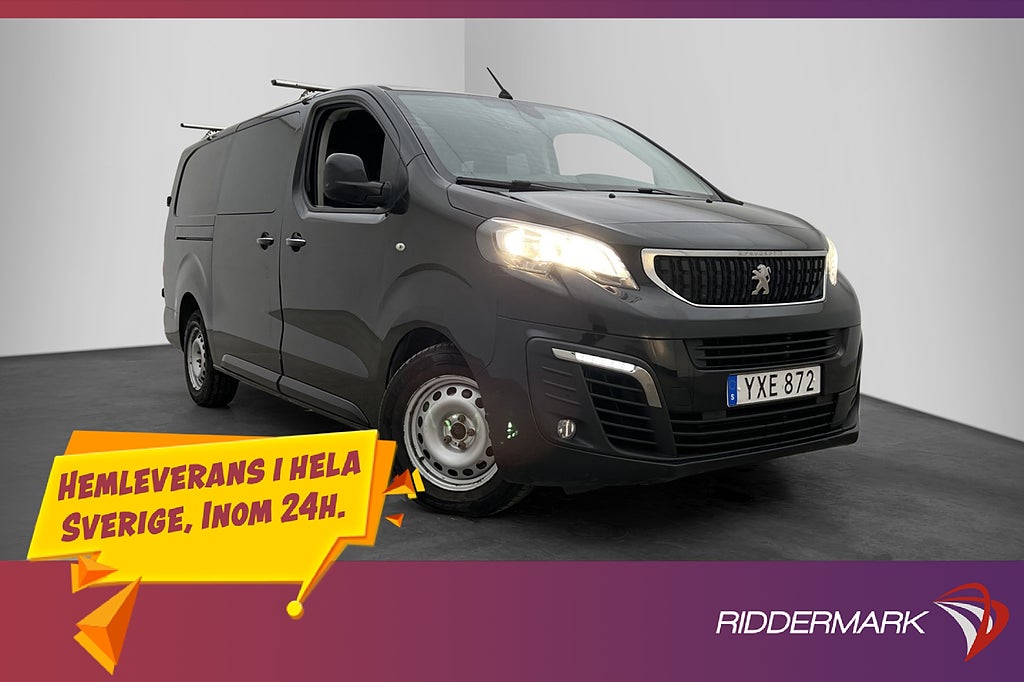 Peugeot Expert CrewVan L3 177hk Värmare CARPLAY Drag Kamera