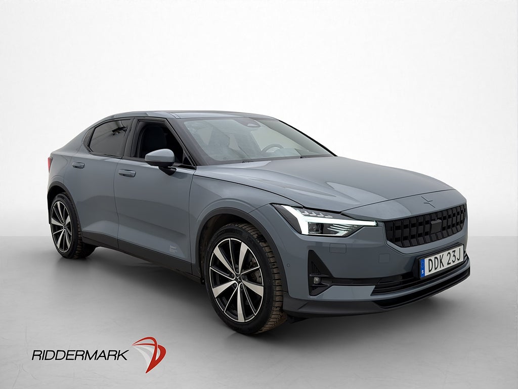 Polestar 2 Longe Range AWD Pano H/K 360° Värmare Navi