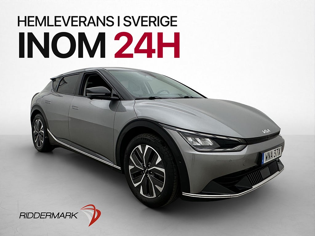 Kia EV6 77.4 kWh 228hk PLUS 360° Navi Skinn Dragkrok MOMS
