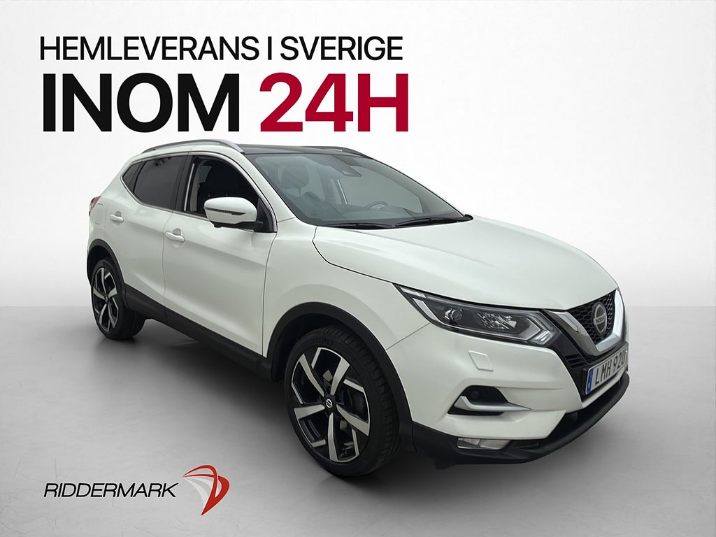 Nissan Qashqai 1.3 DIG-T 158hk Tekna 360° Navi Skinn BT