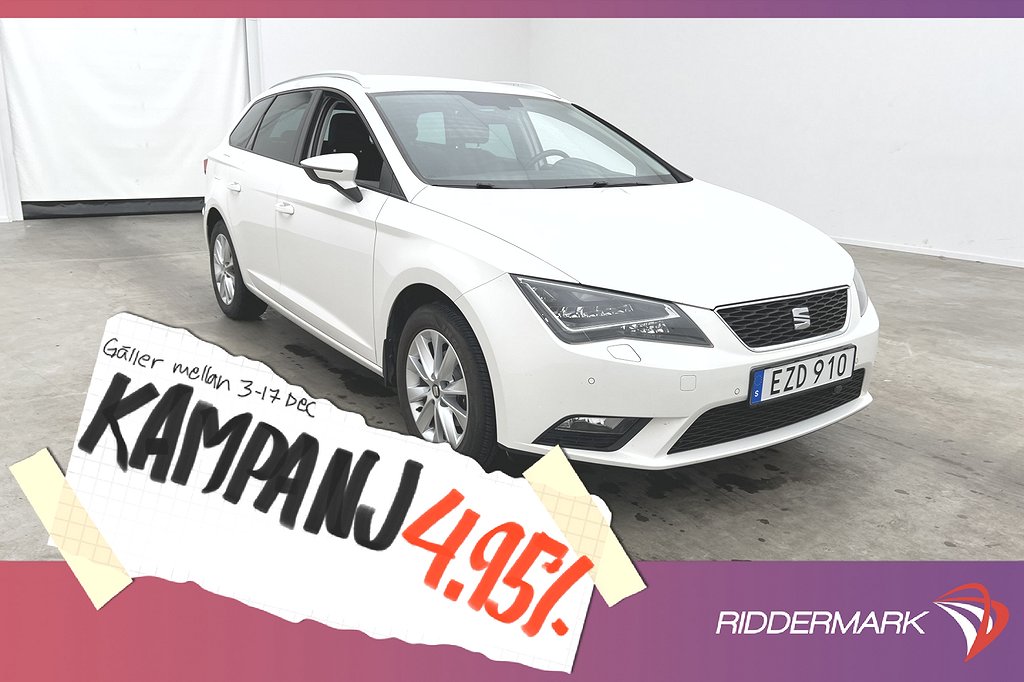 Seat Leon ST 1.2 TSI 110hk Style M&K-Värmare S 4,95% Ränta