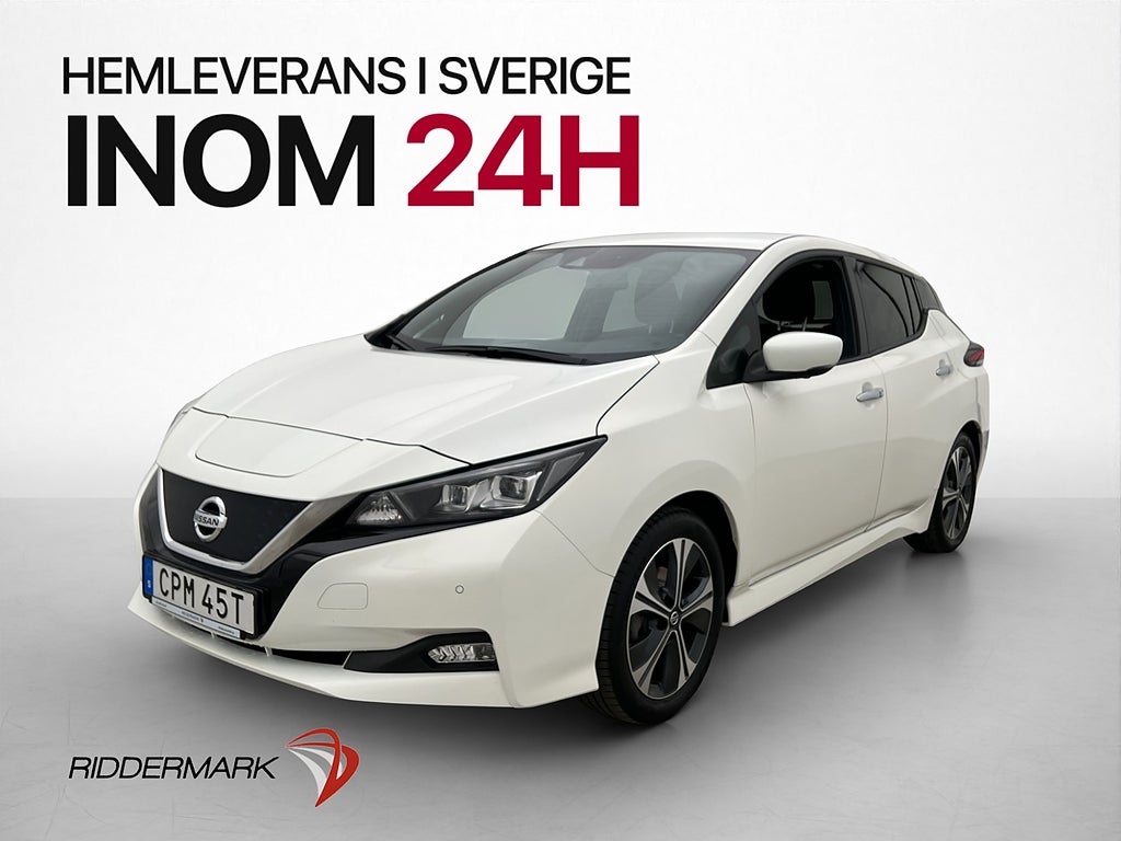 Nissan Leaf 150hk 40 kWh N-Connecta 360° Rattvärme Navi MOMS