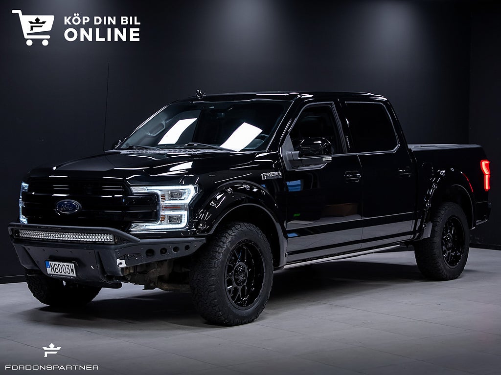 Ford F-150 SuperCrew 3.0 V6 Power Stroke 4x4 LARIAT SLÄDE MOMS 
