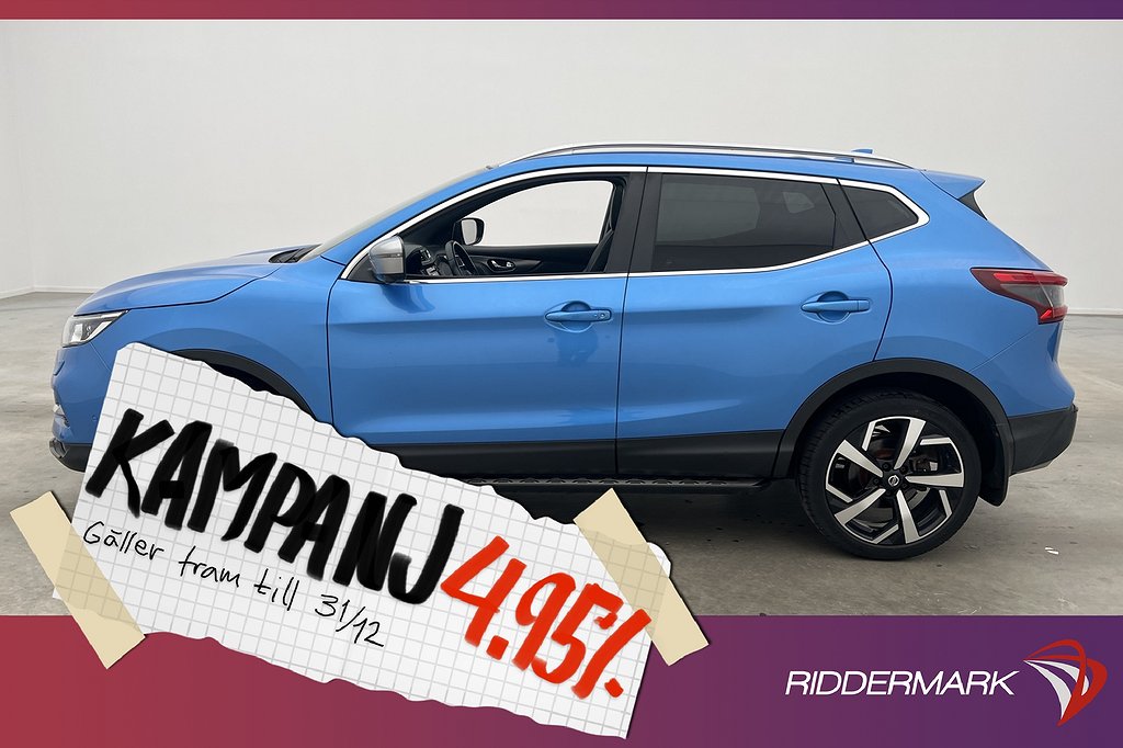 Nissan Qashqai 1.2 DIG-T Tekna+ Pano Skinn Bos 4,95% Ränta