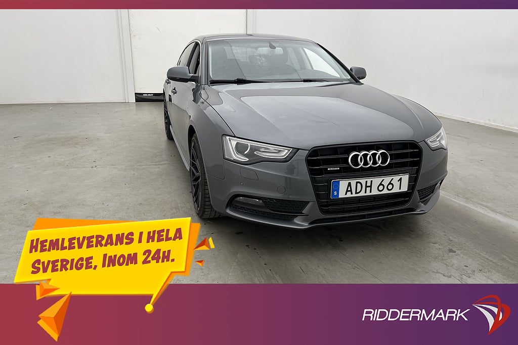 Audi A5 2.0 TDI Quattro Sportstolar Sensorer Bluetooth Drag