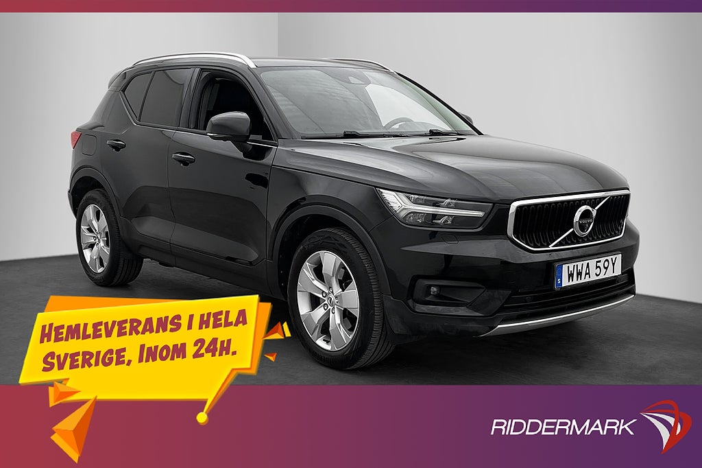 Volvo XC40 D4 AWD Momentum VOC Värm H/K 360° Drag CarPlay
