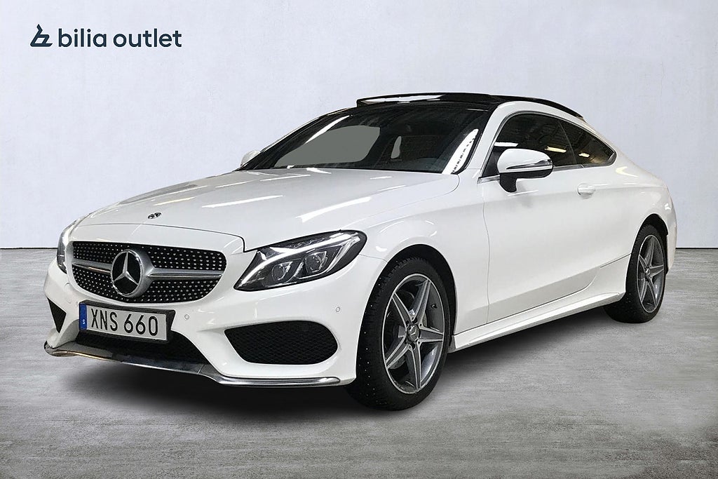 Mercedes-Benz C 220 d Coupé 4MATIC AMG 170hk Panorama Navi Backkamera