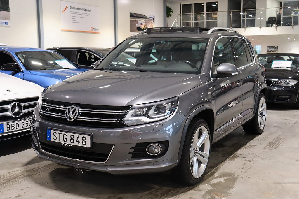 Volkswagen Tiguan 2.0 TDI 177HK Aut 4M R-line Taklucka/Värmare