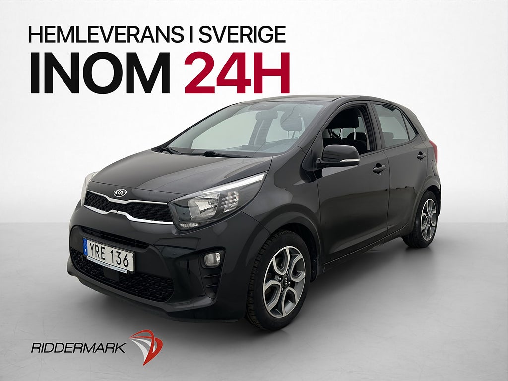 Kia Picanto 1.0 MPI CarPlay Värmare 0,5l/mil Kamera Nyservad