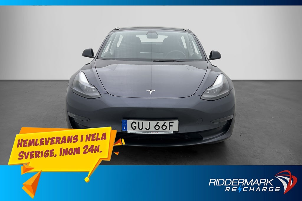 Tesla Model 3 Long Range AWD Autopilot Svensksåld Drag