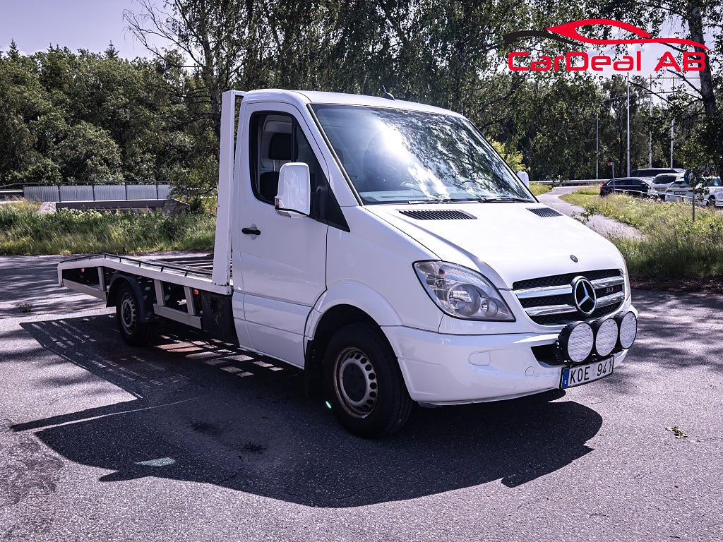 Mercedes-Benz Sprinter 313 CDI 3-Sits Biltransport Enkelhytt Extraljus Drag