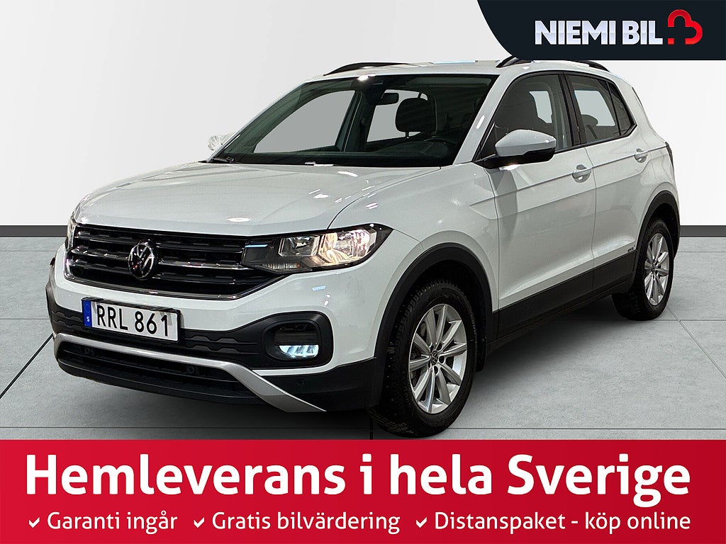 Volkswagen T-CROSS 1.0 TSI OPF Base Värmare Döda vinkeln-varnare ISOFIX Psens S&V 