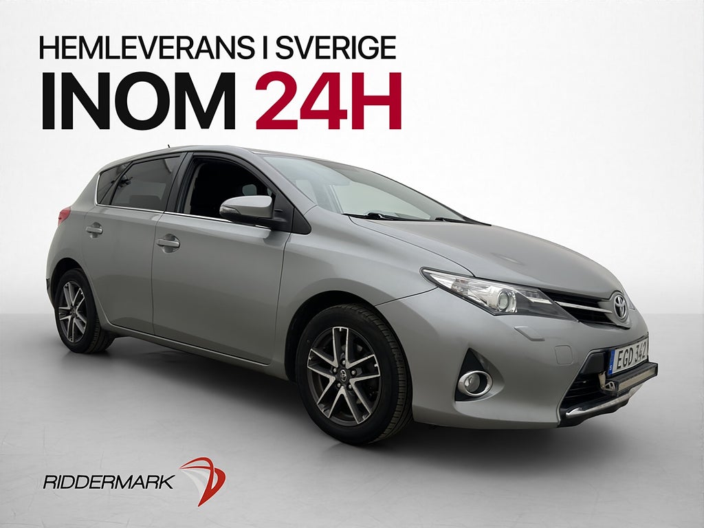 Toyota Auris 1.6 132hk Edition Feel Backkamera Välservad