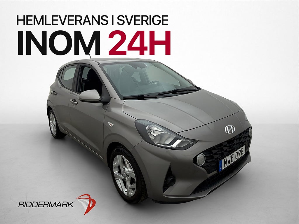 Hyundai i10 1.0 67hk Essential CarPlay Rattvärme 0.45 l/mil