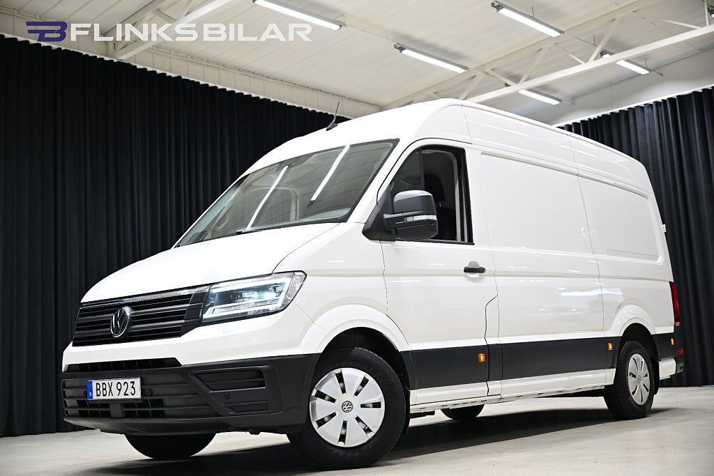 Volkswagen crafter 177HK Automat|Servicebil|V-Inredd|LED|Drag|Värmare|Moms