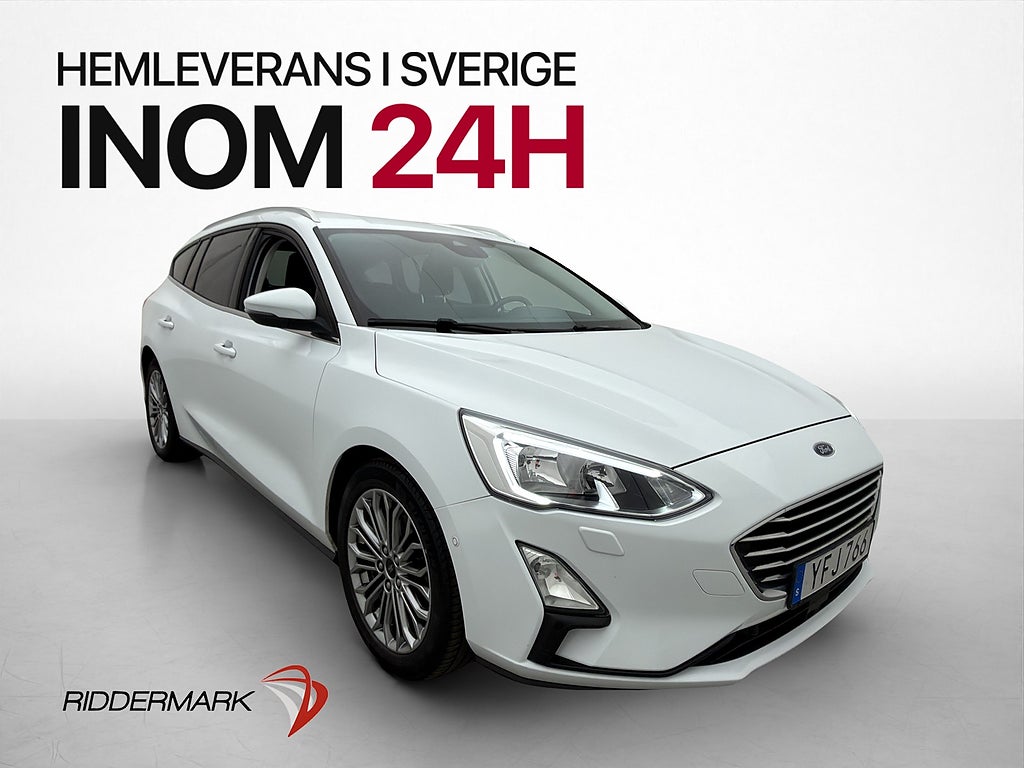 Ford Focus Kombi 125hk Titanium Kamera CarPlay Dragkrok