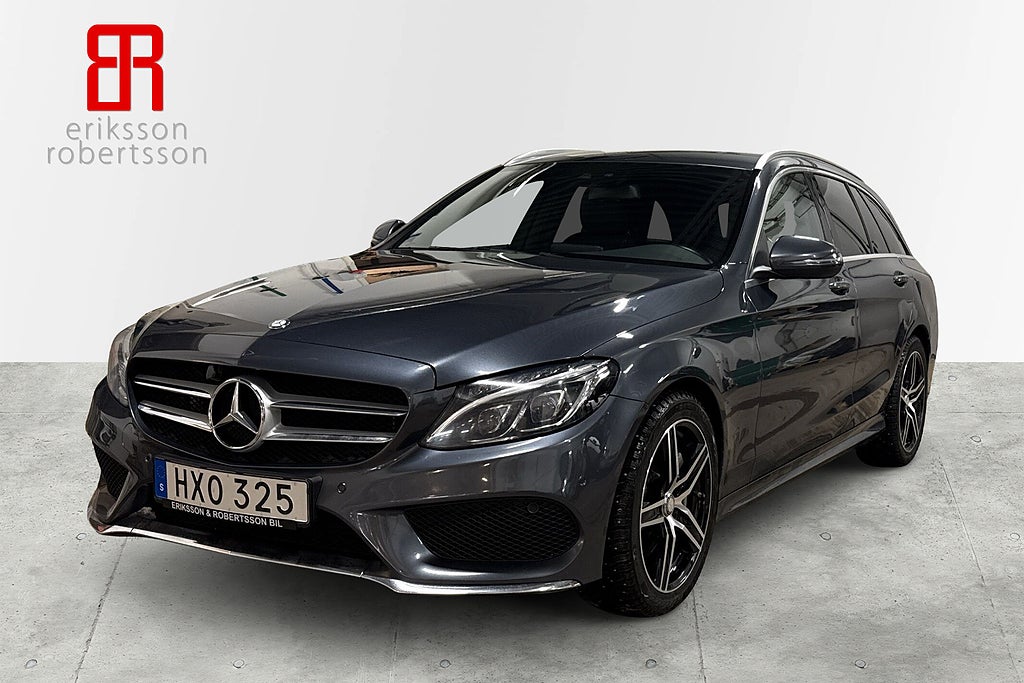 Mercedes-Benz C 250 T 4M 7G AMG D-värmare Burmester Kamera Luftfjädring