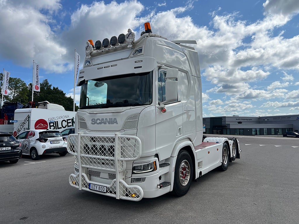 Scania R500 6x2 Dragbil Retarder, Klädd hytt, Full Boggie