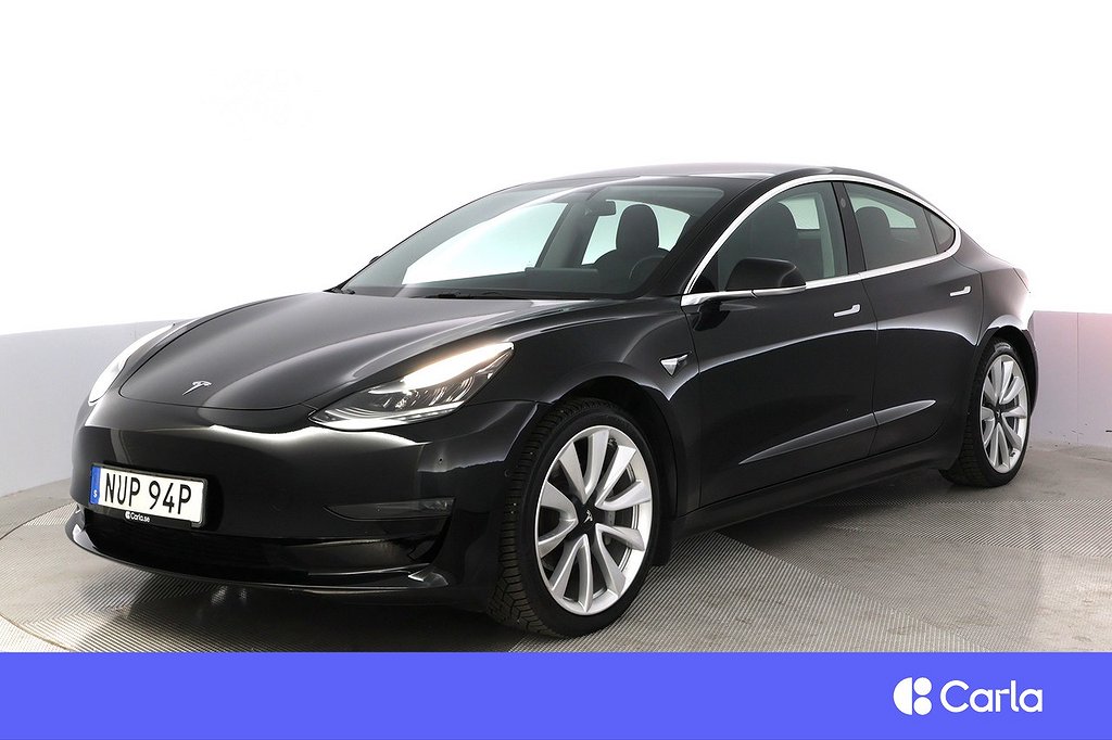 Tesla Model 3 Long Range AWD EAP Uppg.AP 19" Pano V-hjul