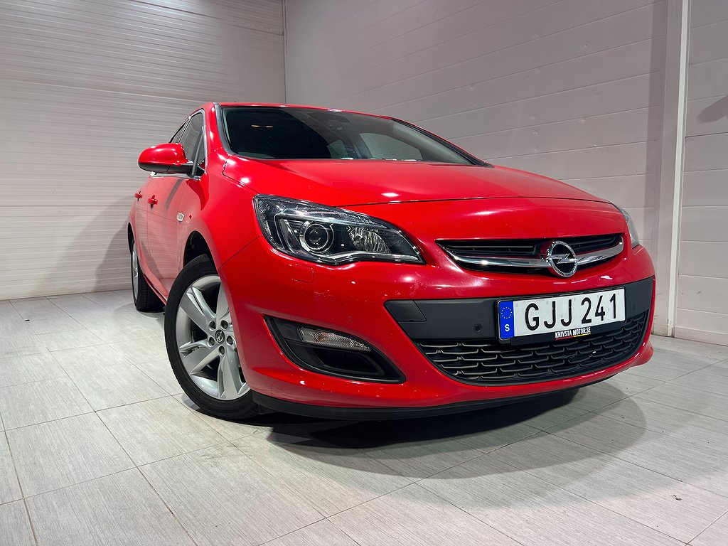 Opel Astra 1.4 Turbo Euro 6 140hk | P-Sensorer, Bluetooth | 2015
