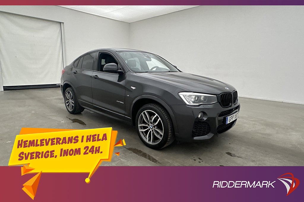 BMW X4 XDrive30d M Sport 360° Navi Drag Halvskinn