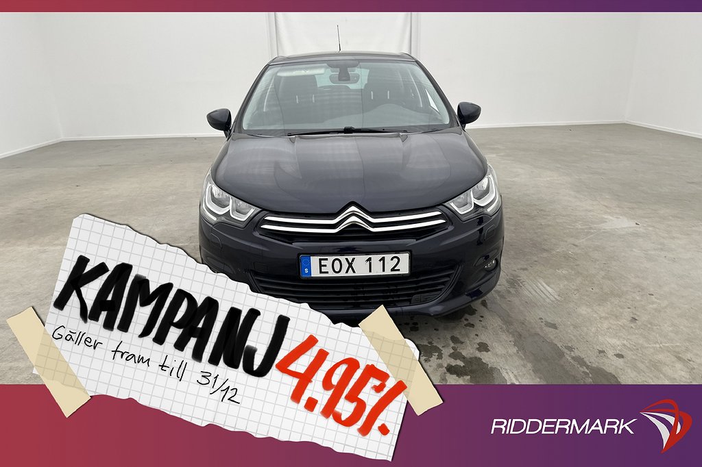 Citroën C4 1.6 BlueHDi 120hk Feel Sensore 4,95% Ränta