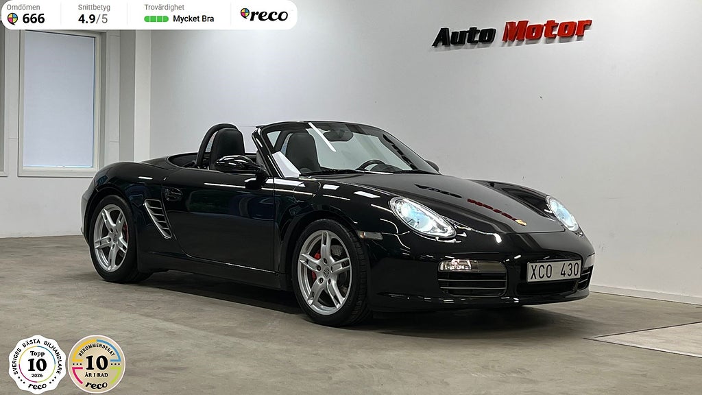 Porsche Boxster S Svensksåld Manuell Sport Chrono 280hk