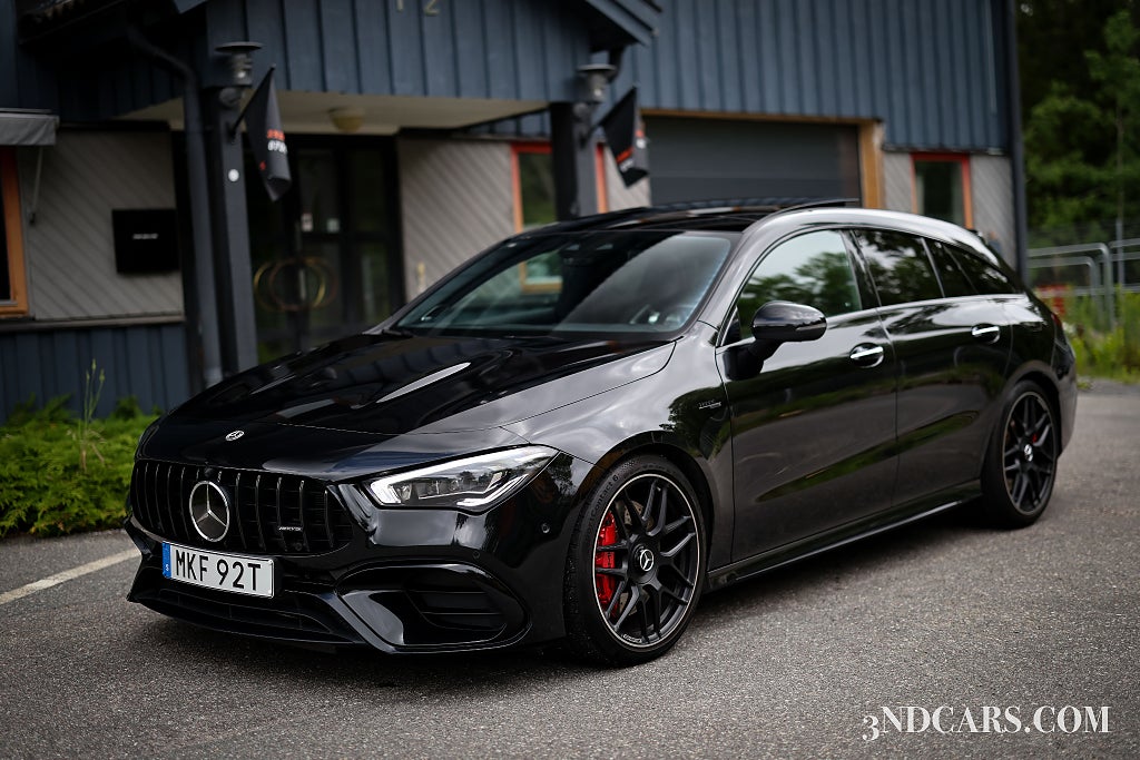 Mercedes-Benz CLA45 CLA 45 S AMG 4MATIC+ SKALSTOLAR SHOOTING BRAKE KOMBI