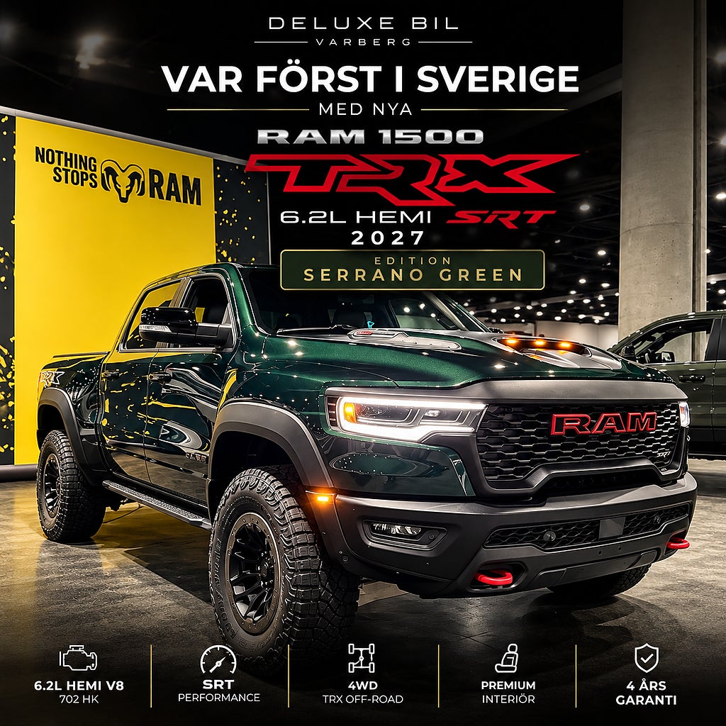 RAM 1500 TRX SRT 777 hk Crew Cab MY27 - SÄKRA DIN TRX!