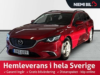 Mazda 6 Wagon 2.2 AWD Mvärmare Navigation Farthållare S&V-däck