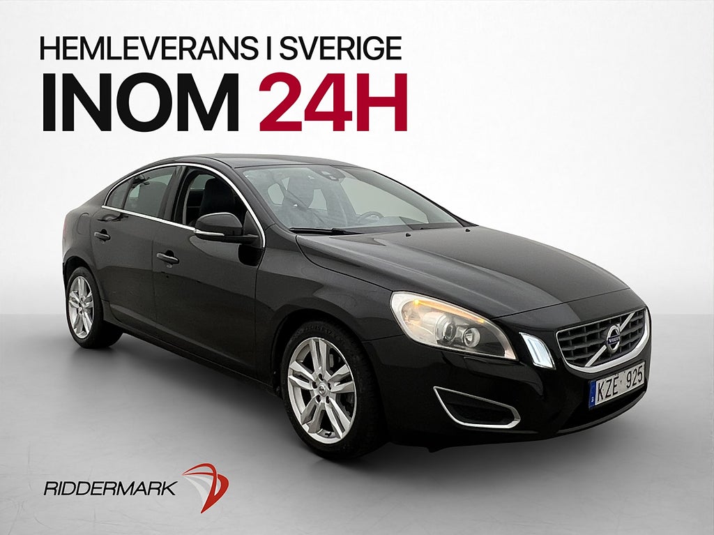 Volvo S60 D3 163hk Summum Värmare Skinn Elstol Kamrem-Bytt