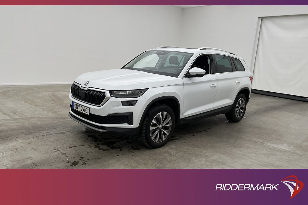 Skoda Kodiaq 4x4 200hk 7-Sits Värm Pano Cockpit Kamera Drag