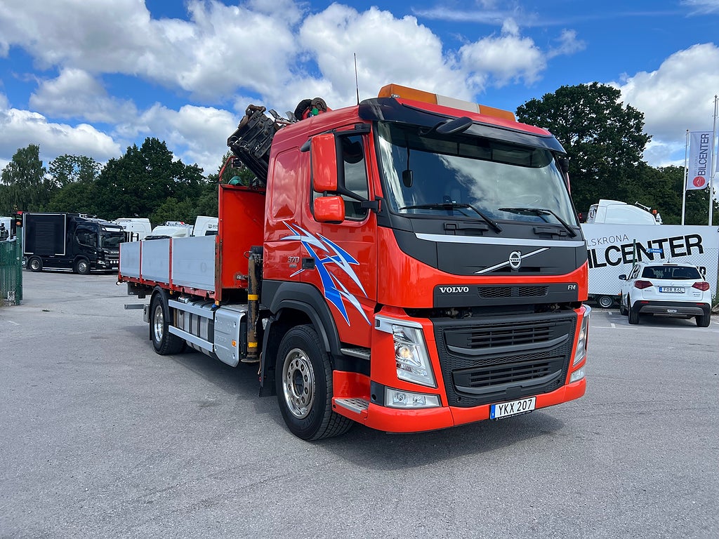Volvo FM 370 4x2 Kranbil, Palfinger Kran, Euro 6