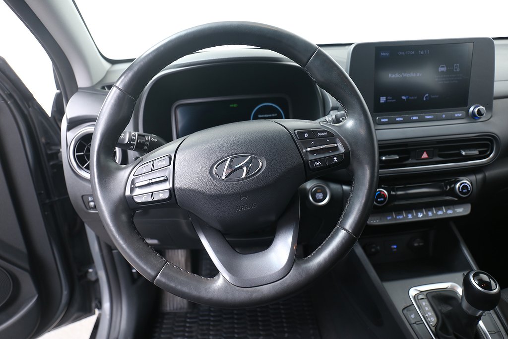 Hyundai Kona 1,6 GDi 141hk HEV 6DCT Essential Motorvärmare 2022