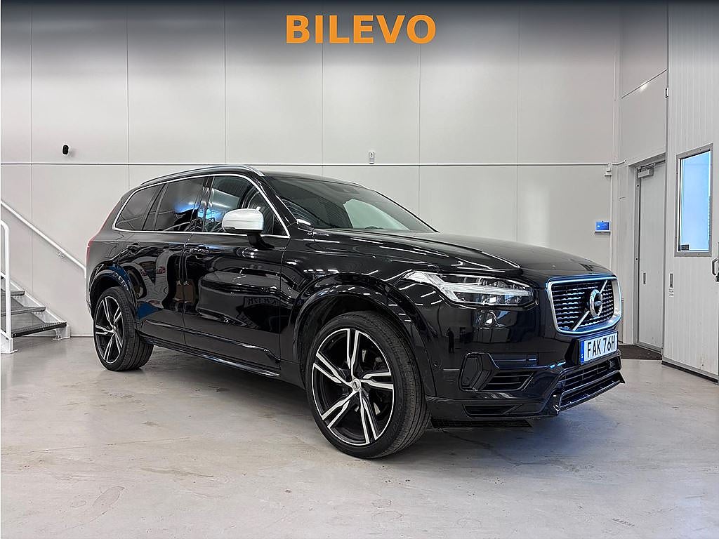 Volvo XC90 T8 TwEn AWD R-design Pano 7-sits B&W Navi V-hjul