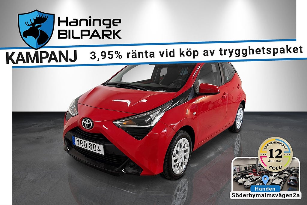 Toyota Aygo 5-DR 1.0 VVT-i X-PLAY SUPERDEAL 3.95% / B-KAM / LÅGAMIL