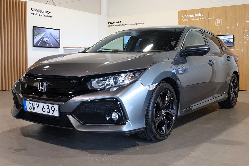 Honda Civic 1,0 129hk Elegance Aut Drag Kamera Navi 2017