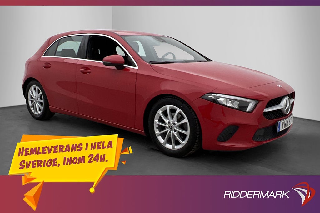 Mercedes-Benz A 180 136hk Widescreen Kamera Navi Halvskinn