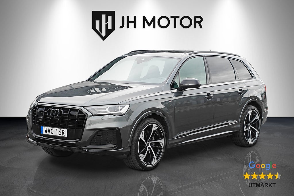 Audi Q7 50 TDI Quattro S-line 7sits 286hk Panorama/Bang Olufsen