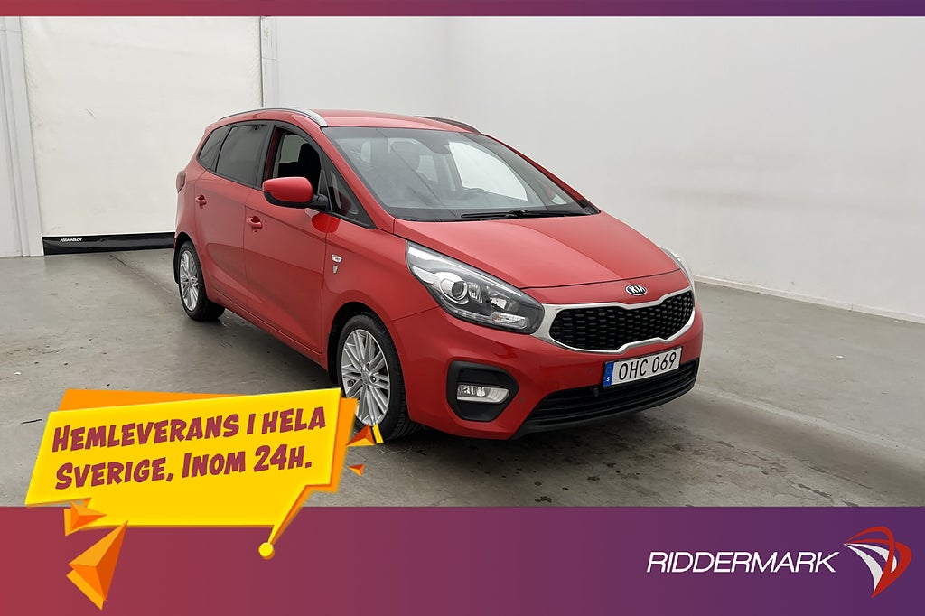 Kia Carens 1.7 141hk 7-Sits M&K-Värmare Kamera Navi CarPlay