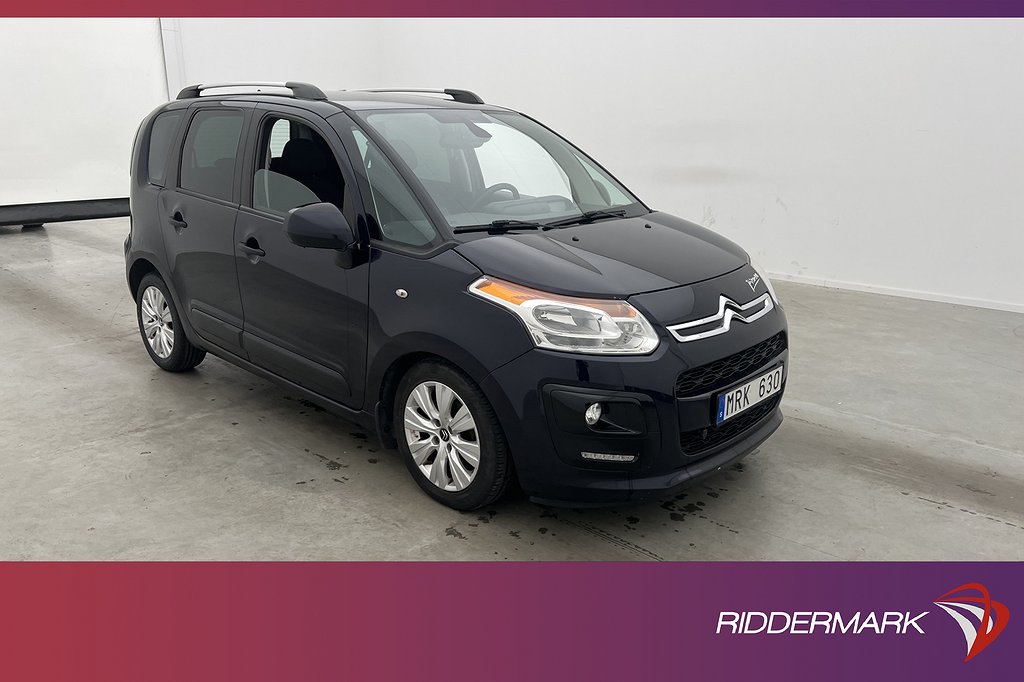 Citroën C3 Picasso 1.6 e-HDi 92hk Sensorer Farth Välservad