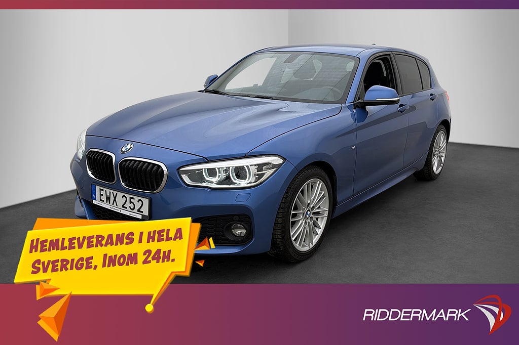 BMW 118I 136hk M Sport HiFi P-Sensorer Skinnklädsel Keyless