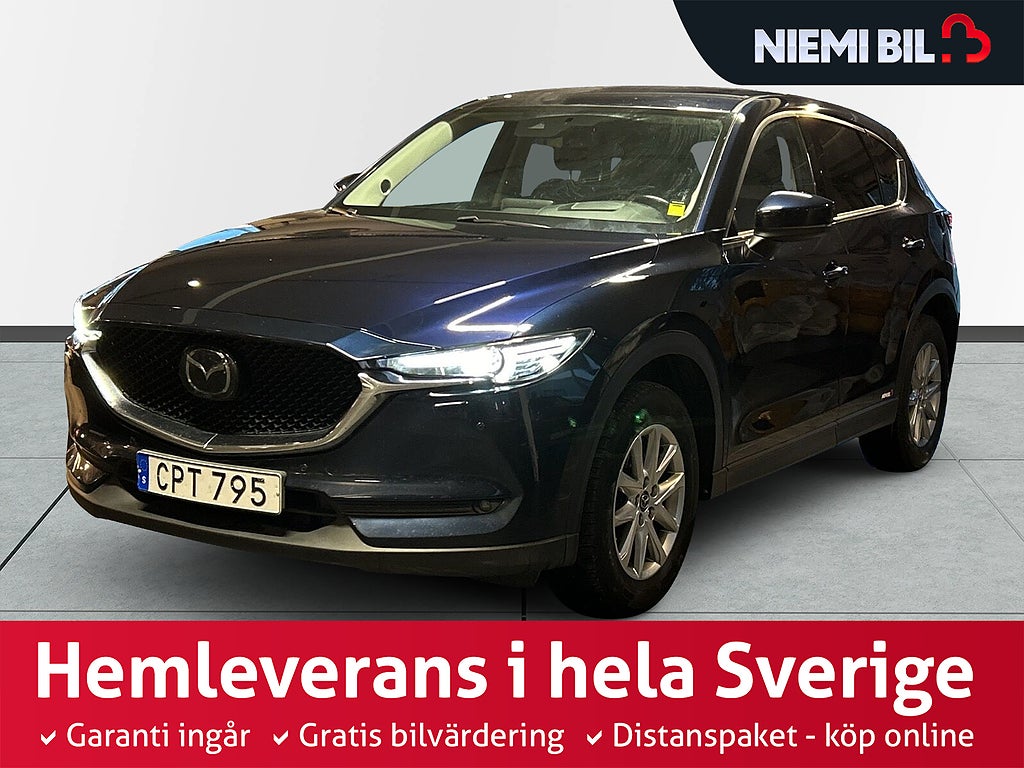 Mazda CX-5 2.5 Aut AWD Optimum Kamera/Skinn/Bose/Pvärm/Ad.Fhåll