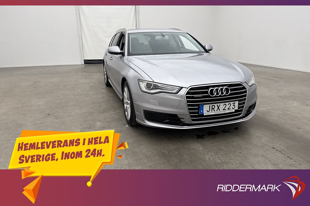 Audi A6 3.0 TDI 218hk Quattro Fjärr-värmare Sportstolar Drag