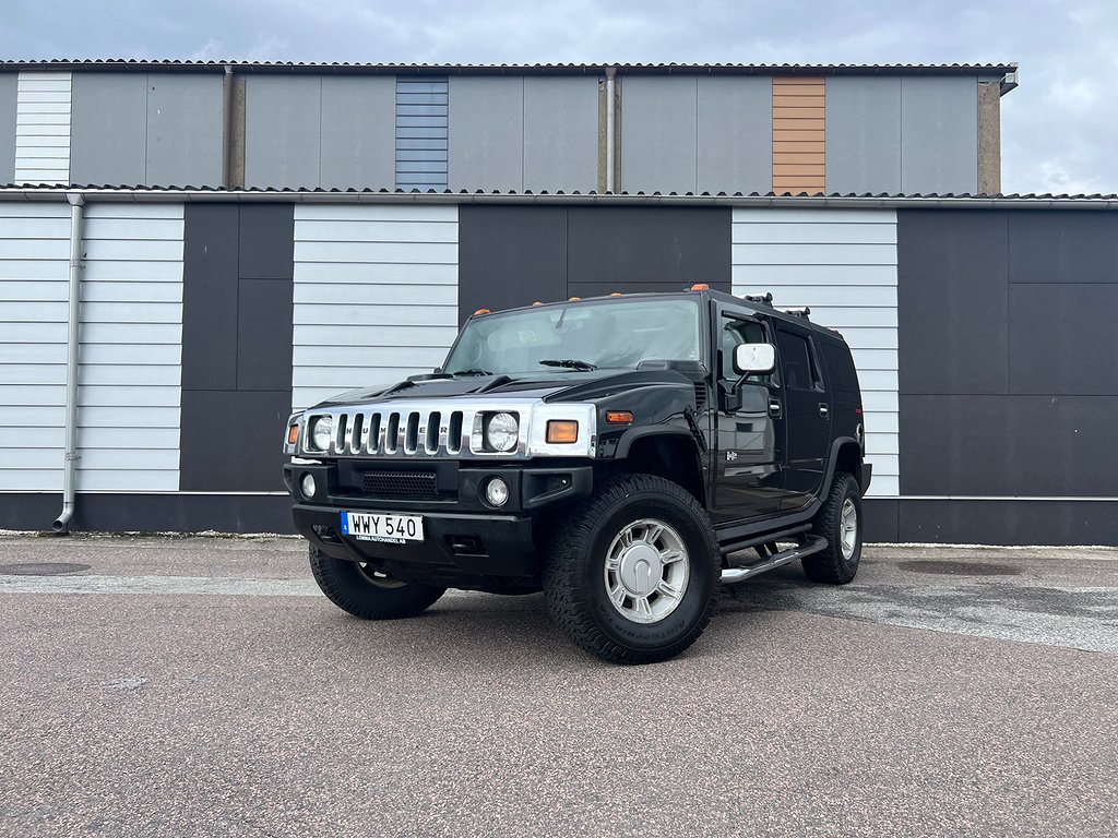 Hummer H2 6.0 V8 TAKLUCKA NYBESIKTIGAD