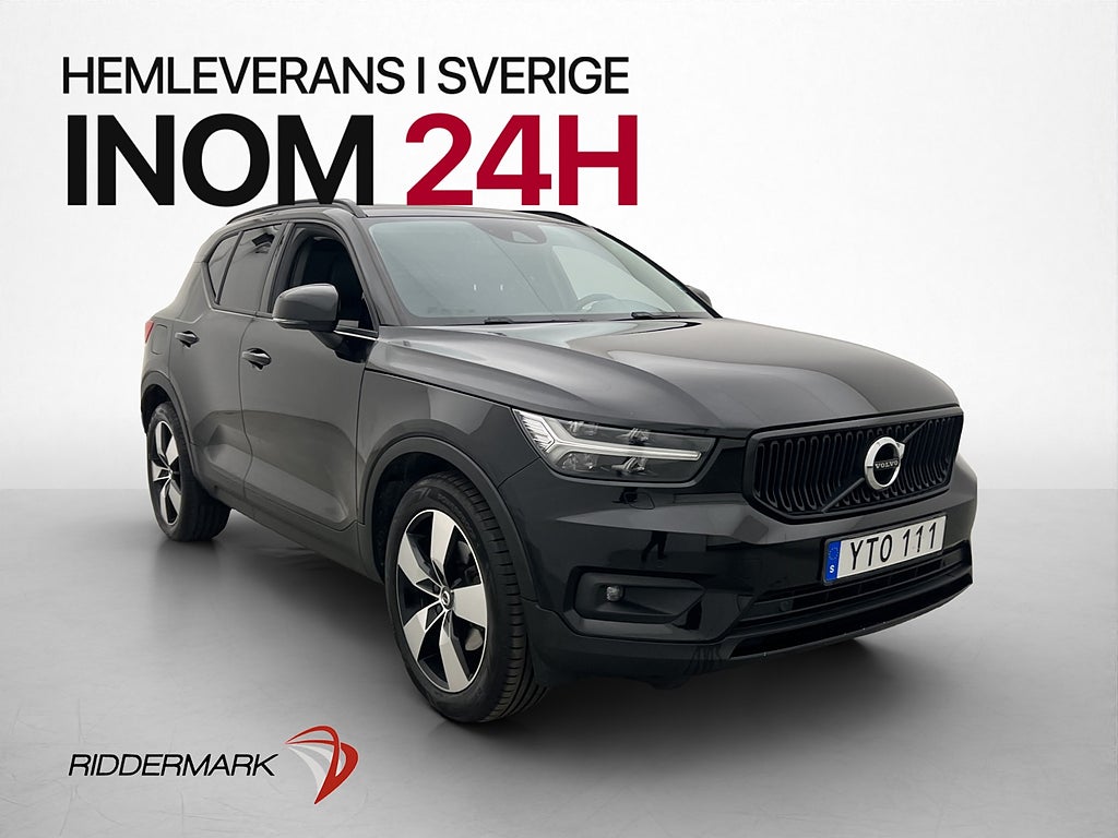 Volvo XC40 D4 AWD Momentum Pano Kamera D-värm Drag Halvskinn