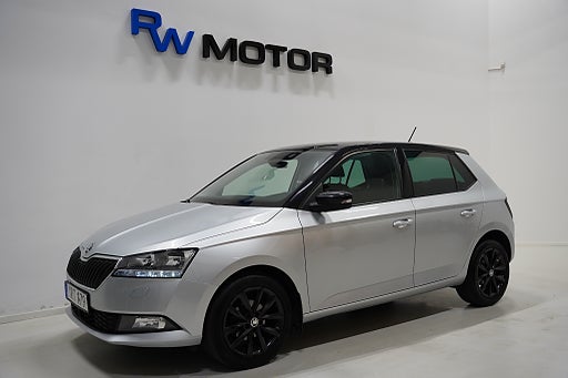 Skoda Fabia 1.0 TSI 95hk Style P-sensorer Carplay  Skatt 360kr/år