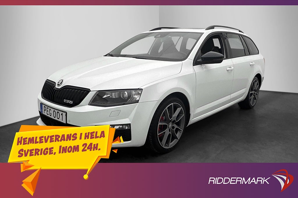 Skoda Octavia RS 220hk P-Värm Pano Canton Kamera Drag
